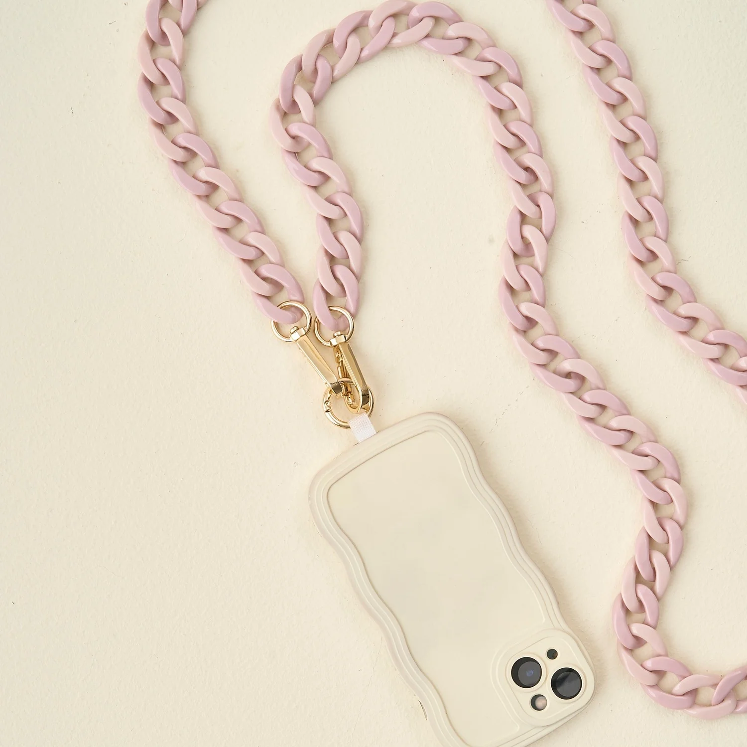 Hold the Phone Crossbody Chain-Lilac