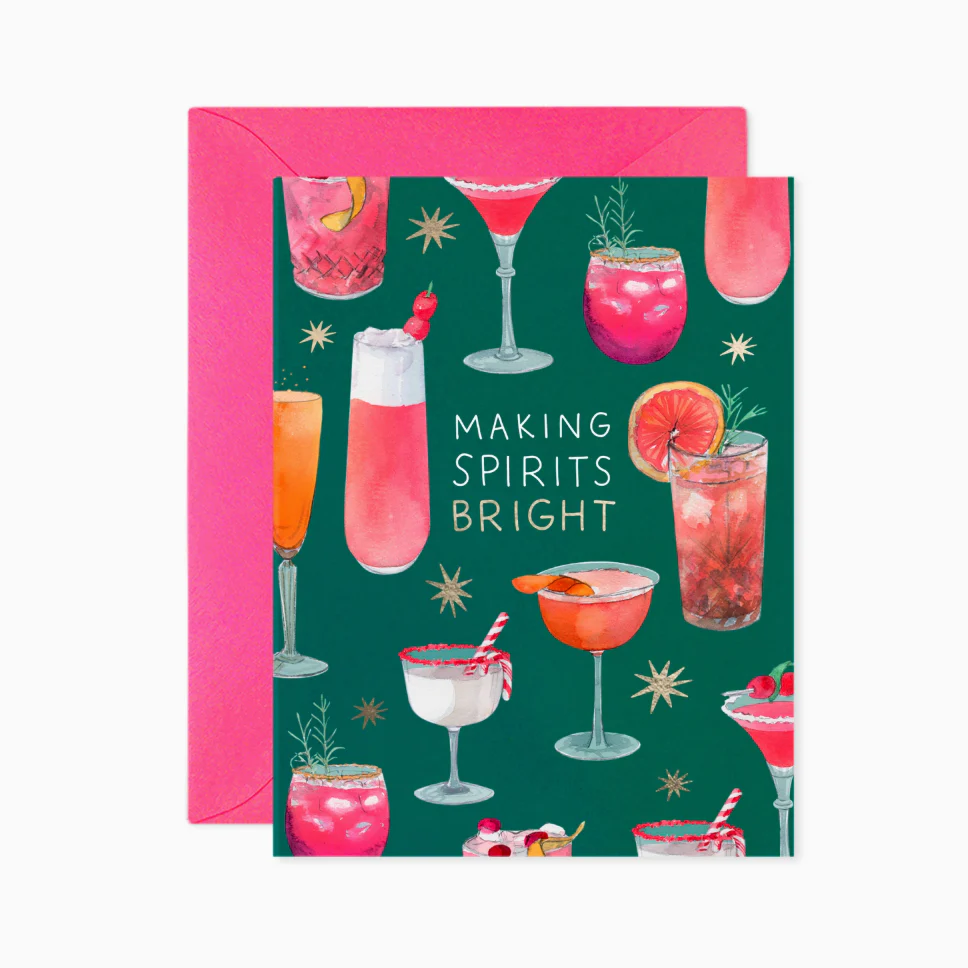 Holiday - Making Spirits Bright Greeting Card