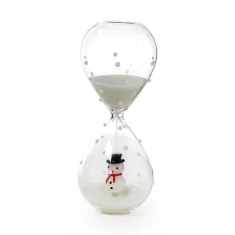 Holiday Sand Timer- Snowman