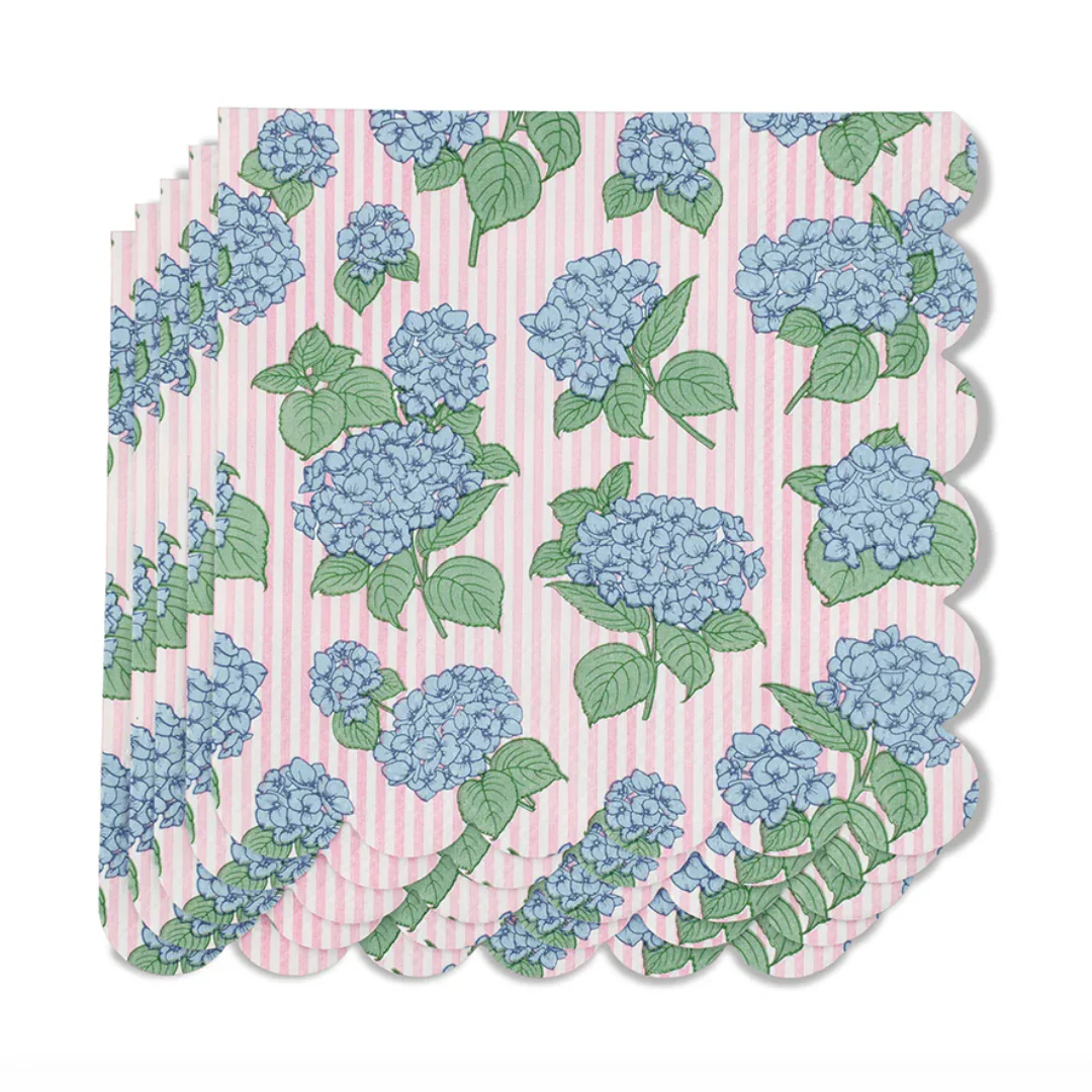 Hydrangeas Cocktail Napkins