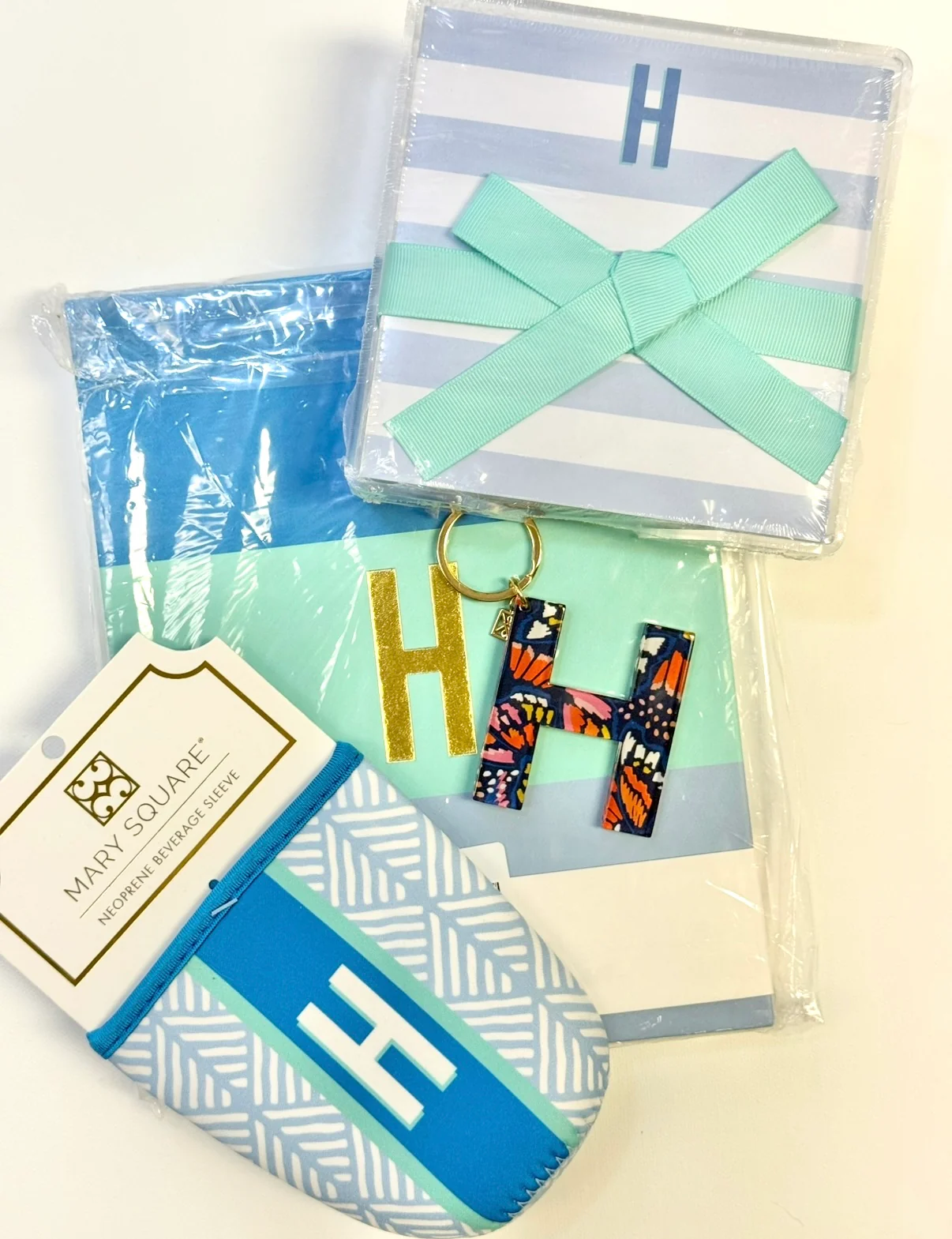 Initial Koozie, Acrylic Notepad, Keychain & Notebook Pack (FINAL SALE) - Image 2