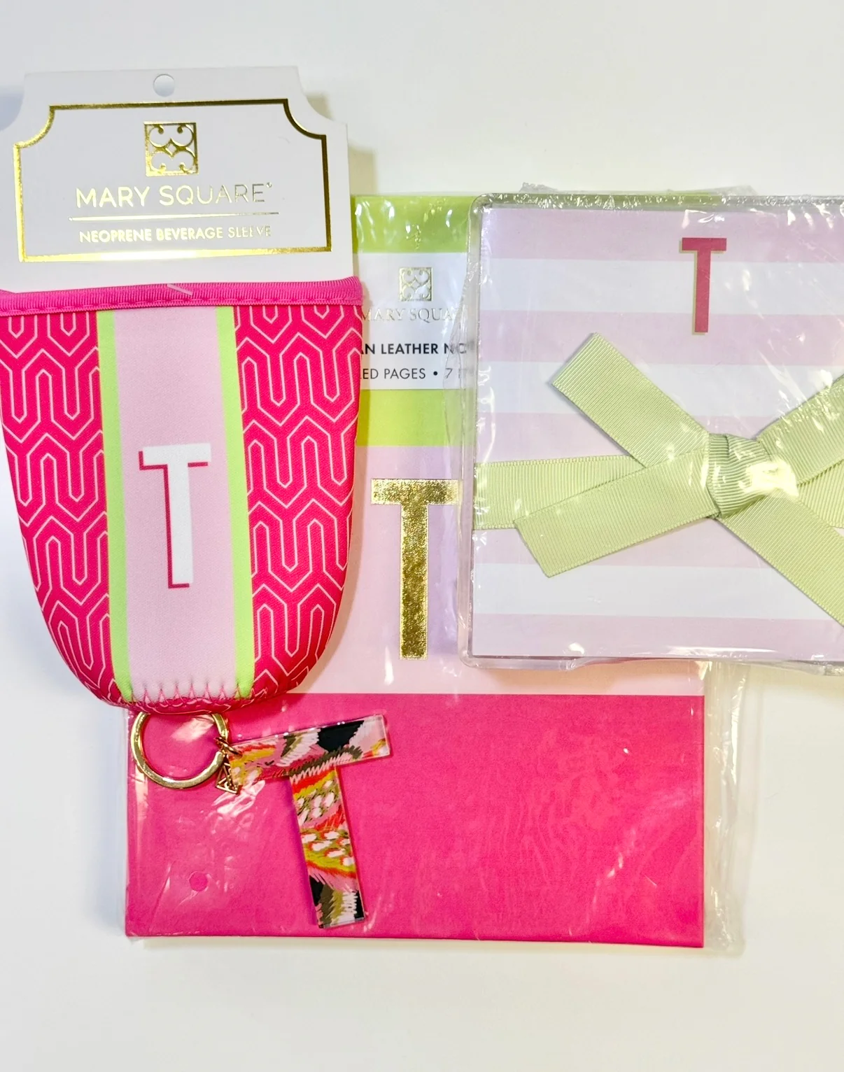 Initial Koozie, Acrylic Notepad, Keychain & Notebook Pack (FINAL SALE) - Image 4