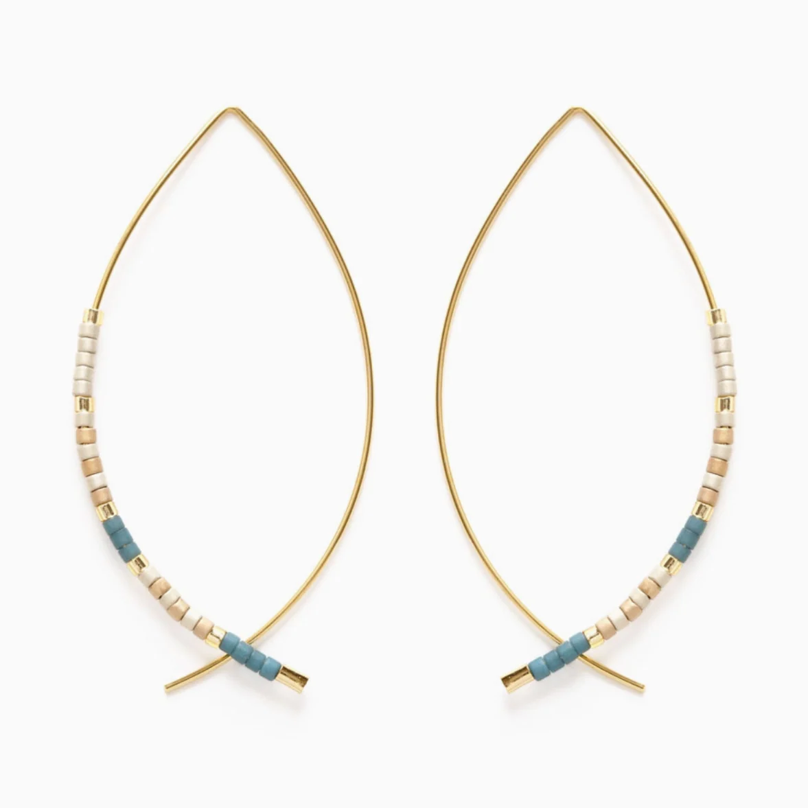 Japanese Marquise Threaders Sky