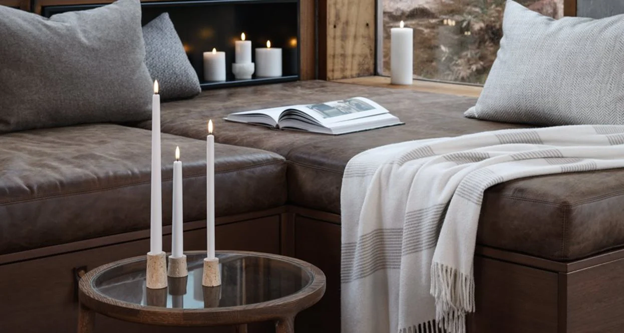 LED Slim Taper Candle - Image 2