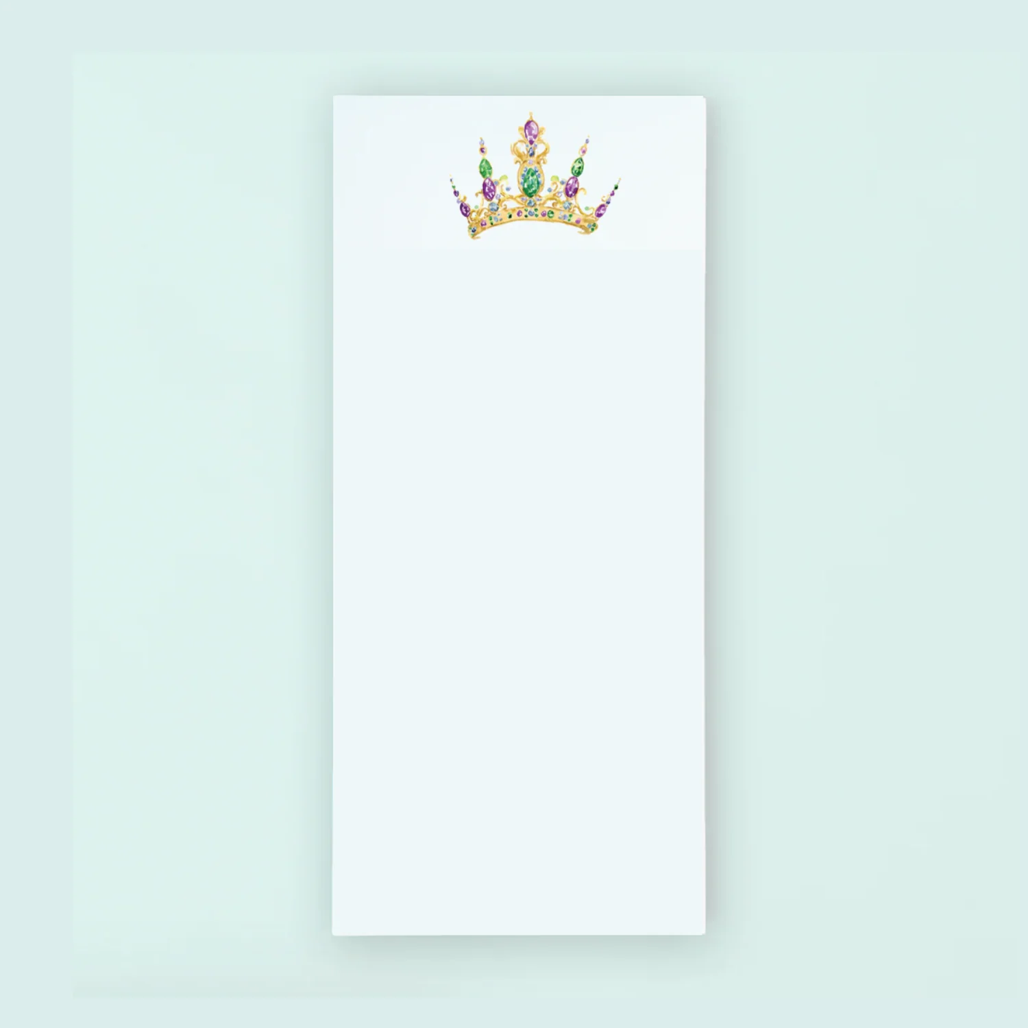 List Notepad - Mardi Gras Queen Crown