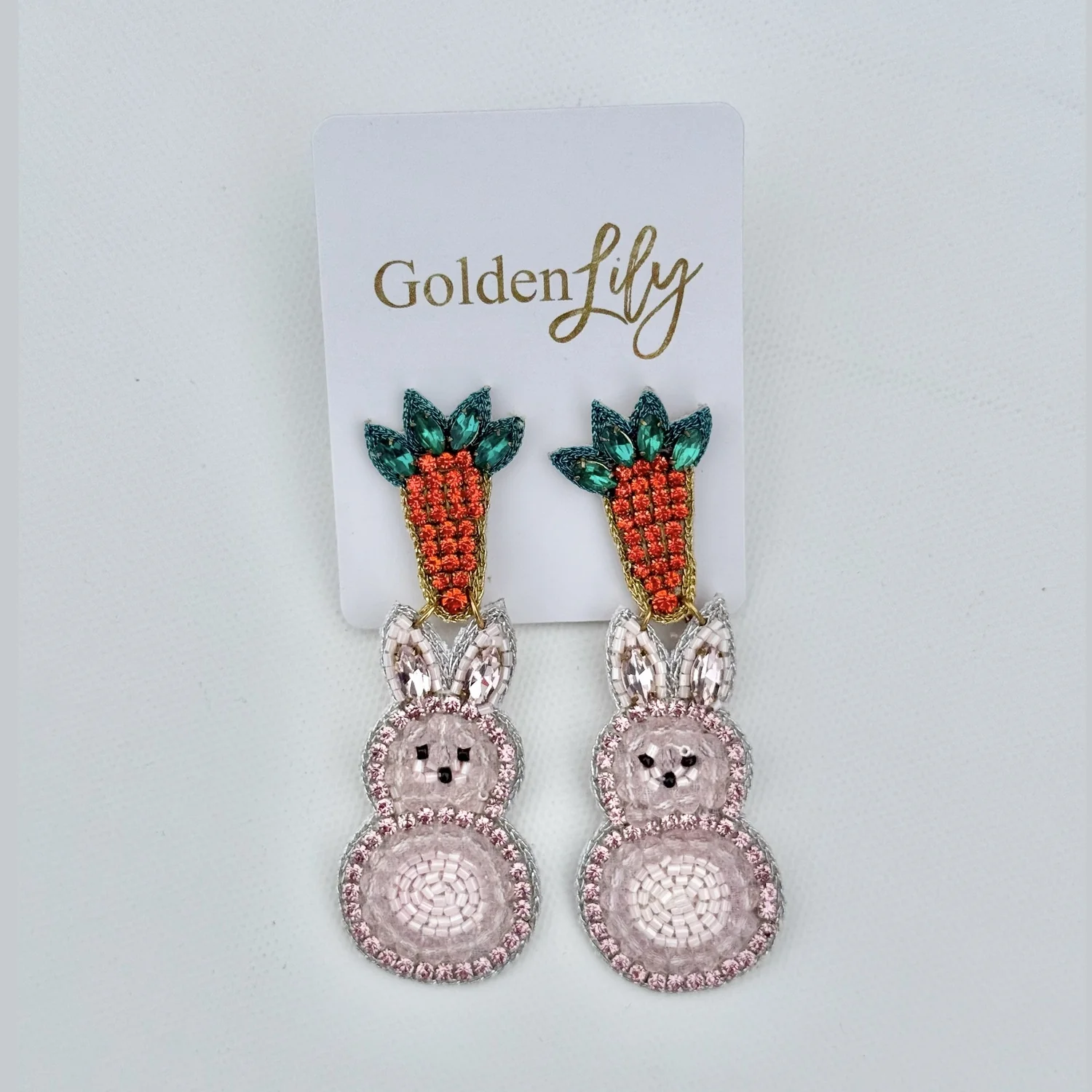 Lt Pink Peep Earring