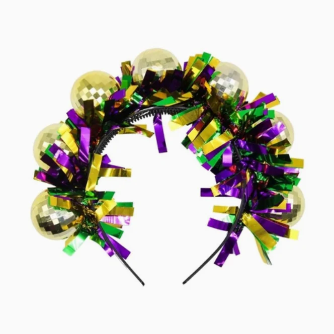 Mardi Gras Disco Ball Headband