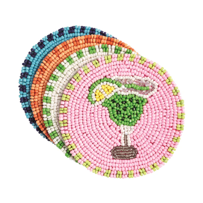 Margarita Beaded Coaster Set