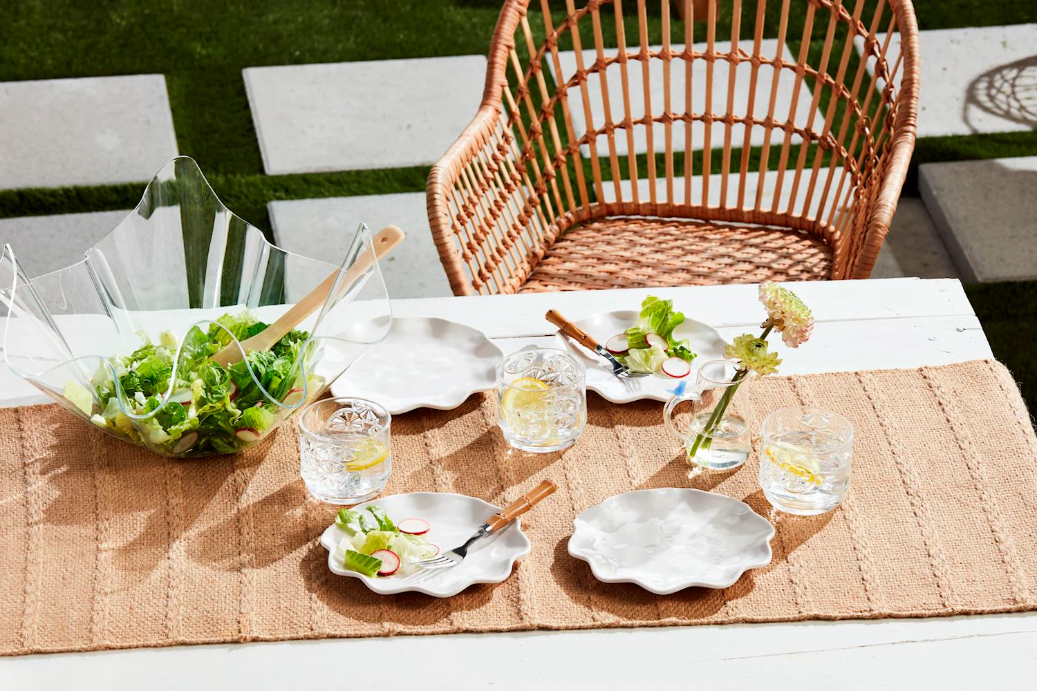 Melamine Ruffle Plate - Image 2