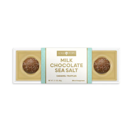 Milk Chocolate Caramel Sea Salt Truffles