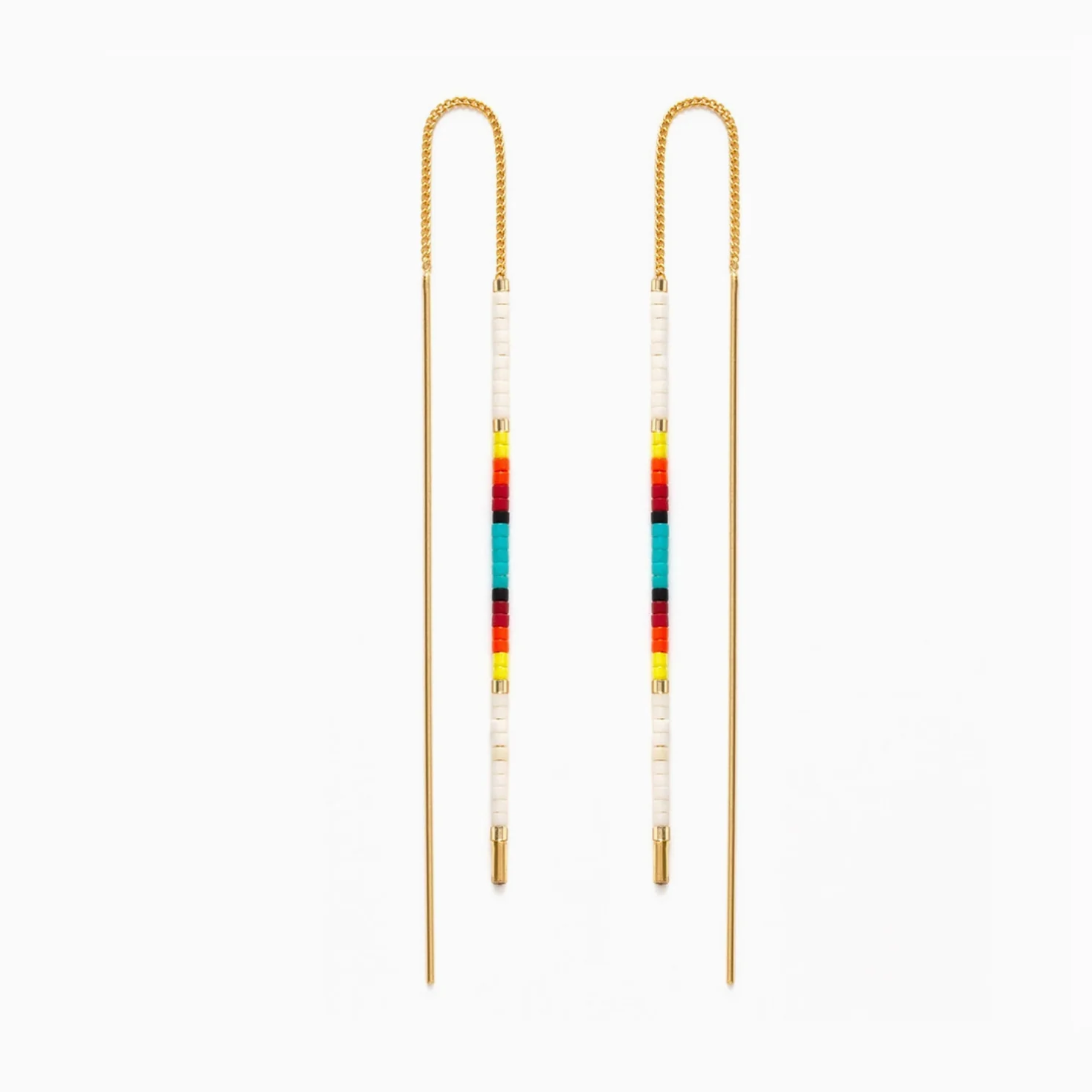 Miyuki Threader Earrings New Mexico