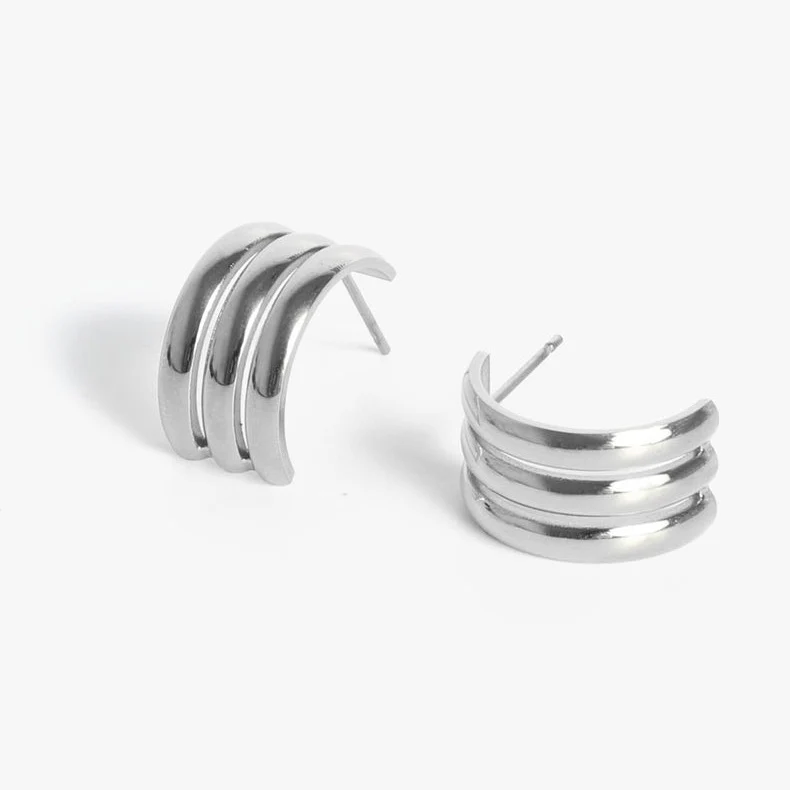 Petra Hoops - Silver