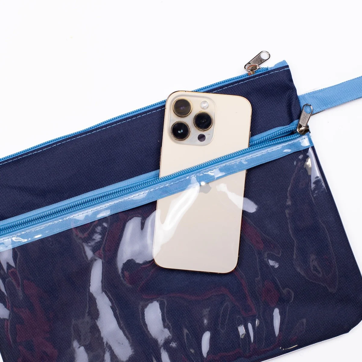 Navy San Blas Stripe Wet/Dry Bag - Image 2