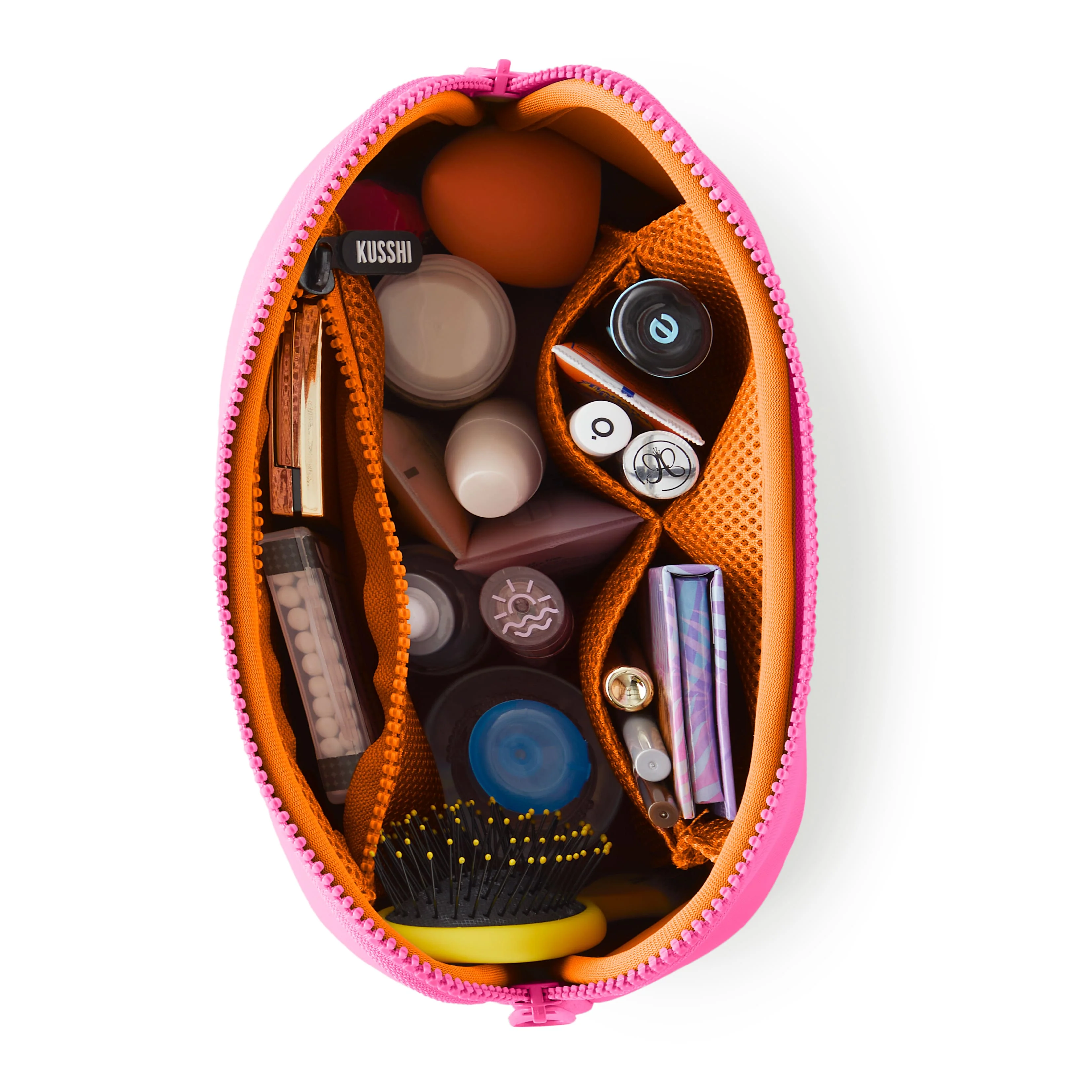 Neo Makeup Bag - French Pink/ Sherbert - Image 2