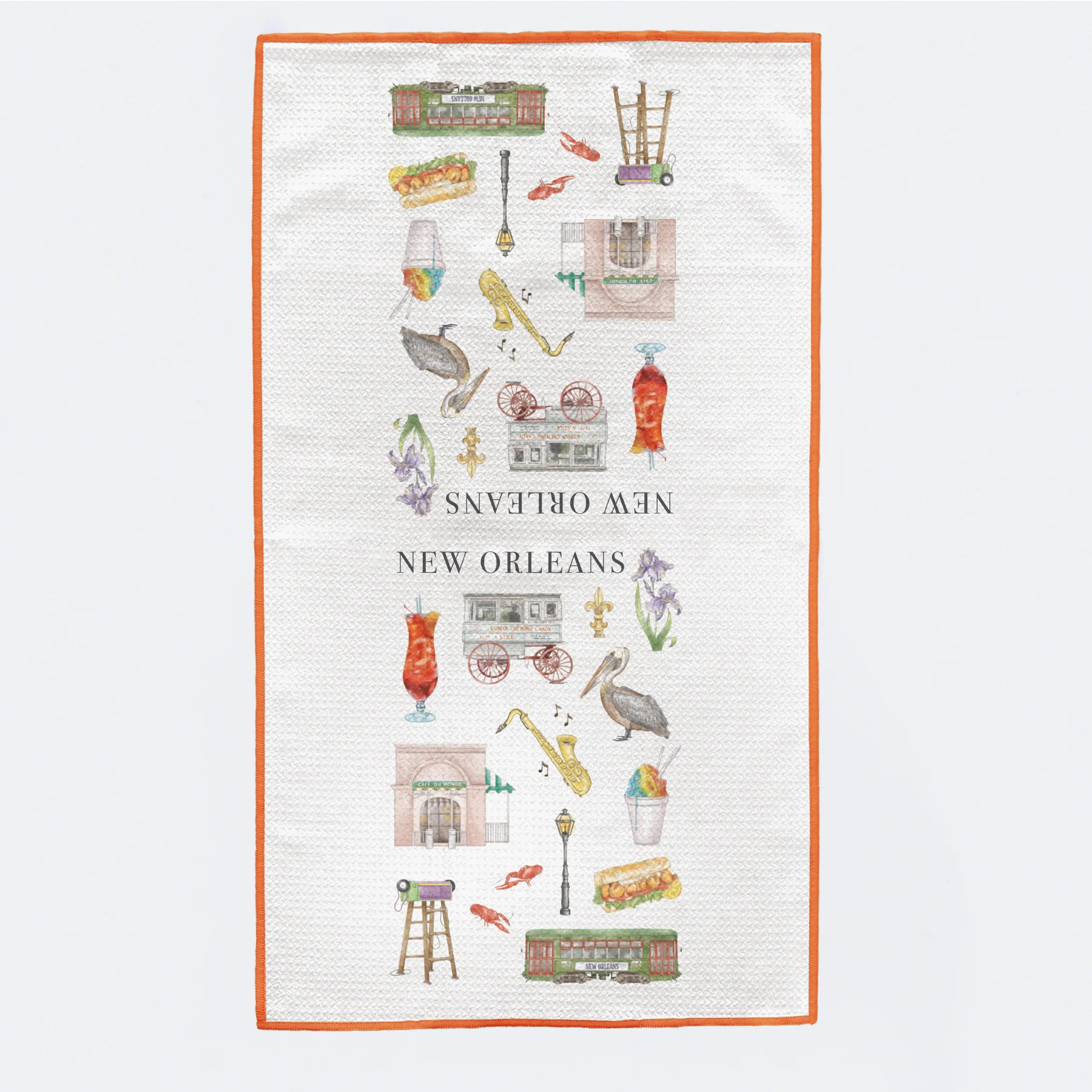 New Orleans Icon Kitchen Towel - Image 2