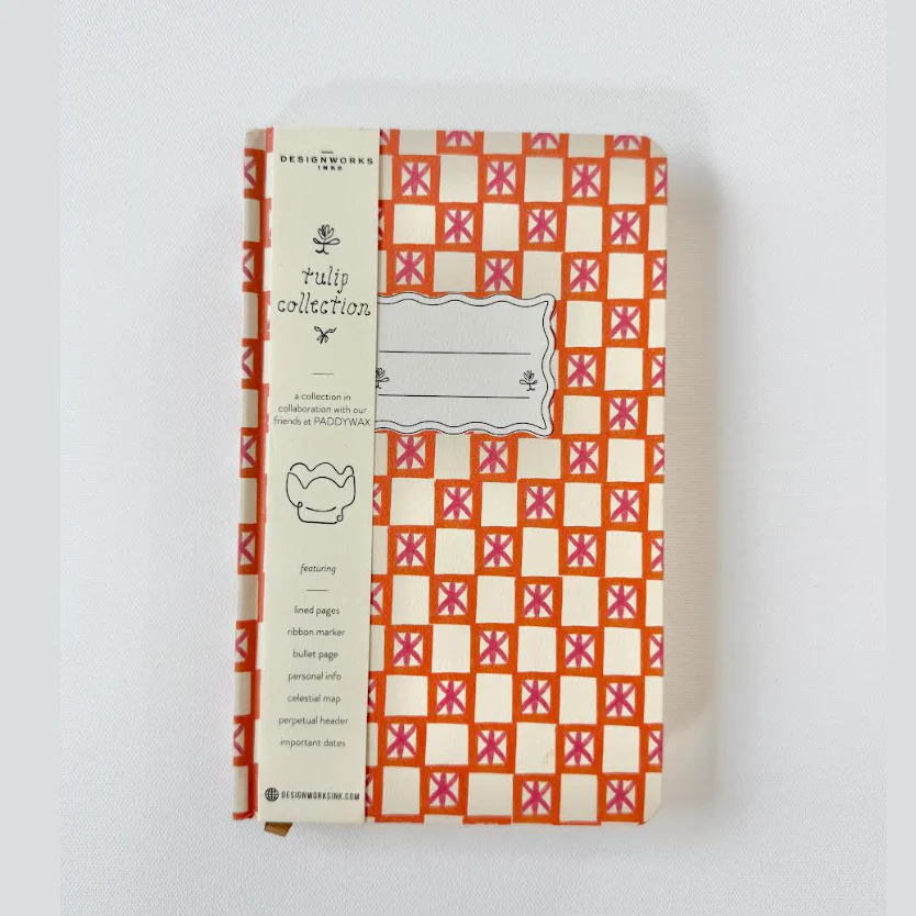 Orange Checkered Journal