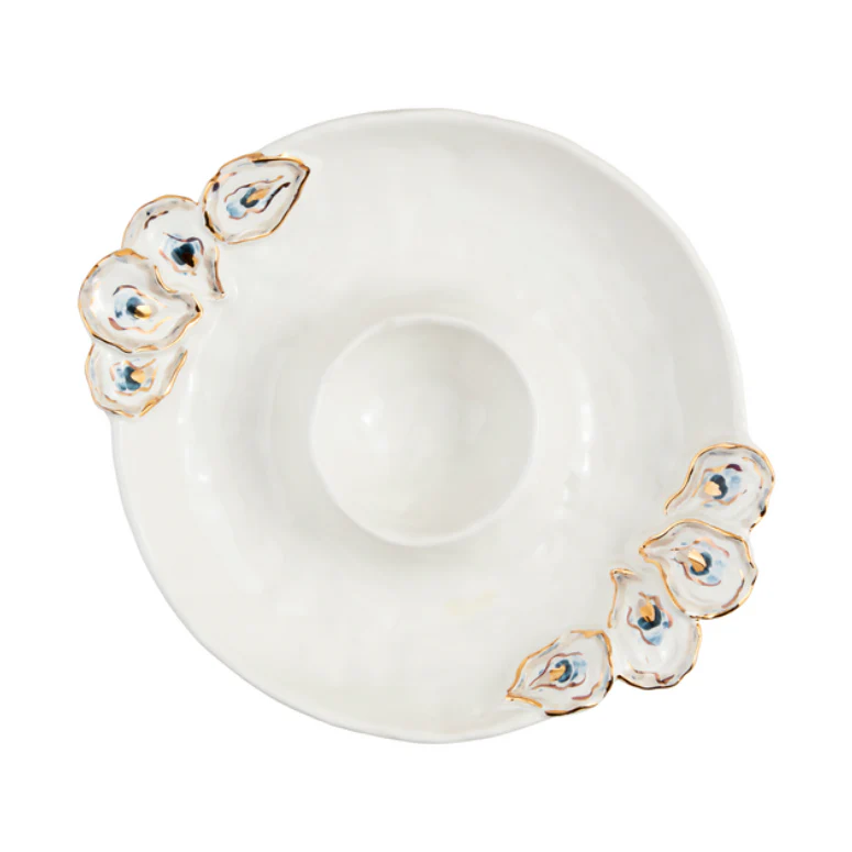 Oyster Chip & Dip Server