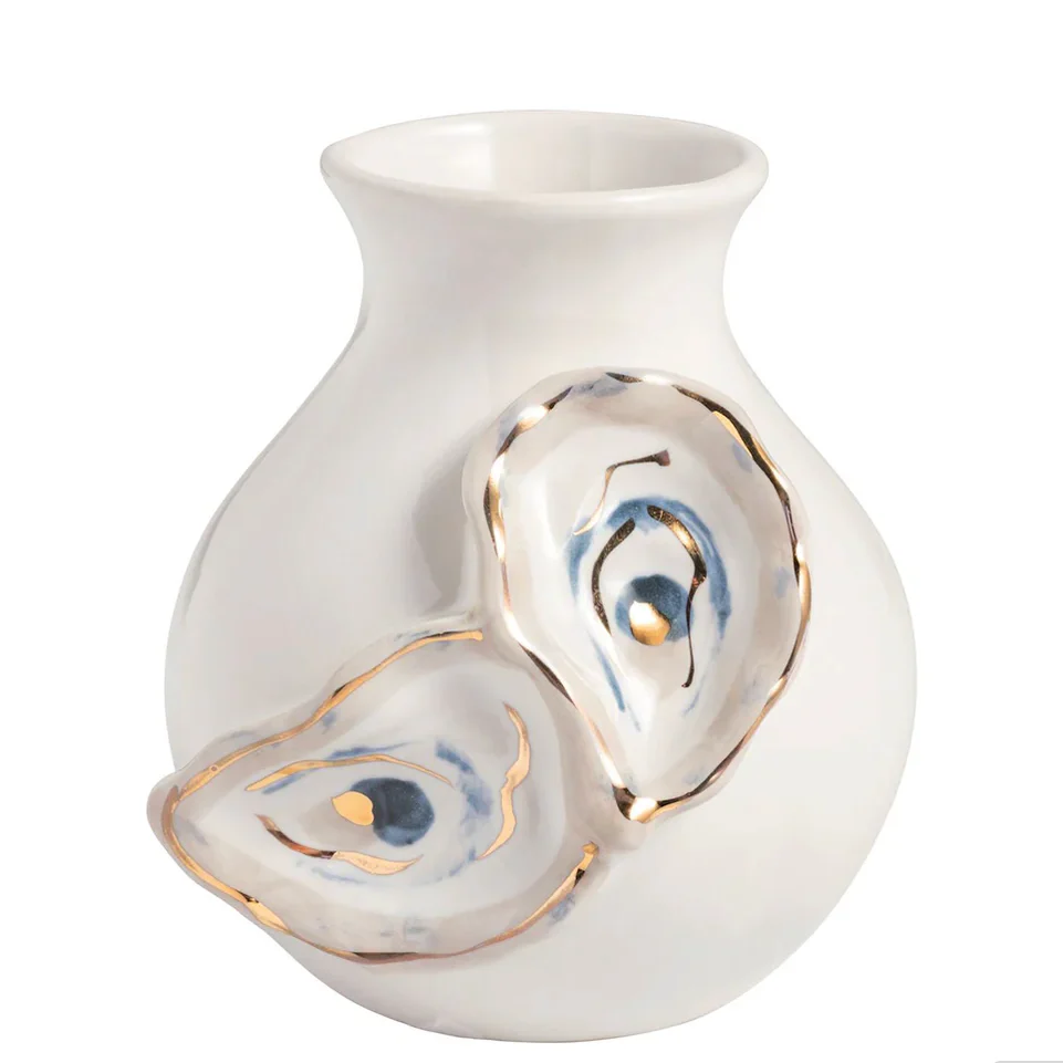 Oyster Shell Bud Vase