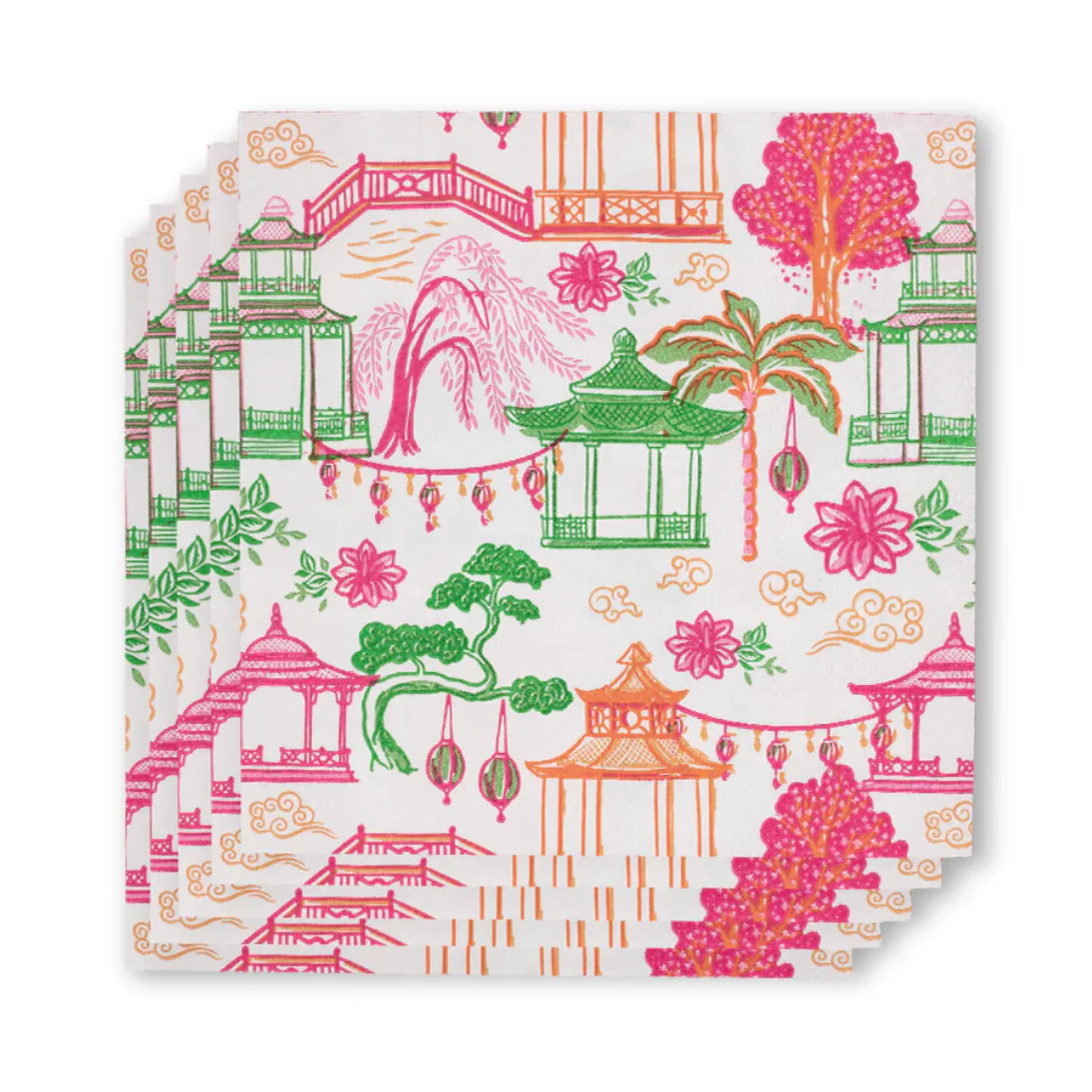 Pagoda Paradise Cocktail Napkins