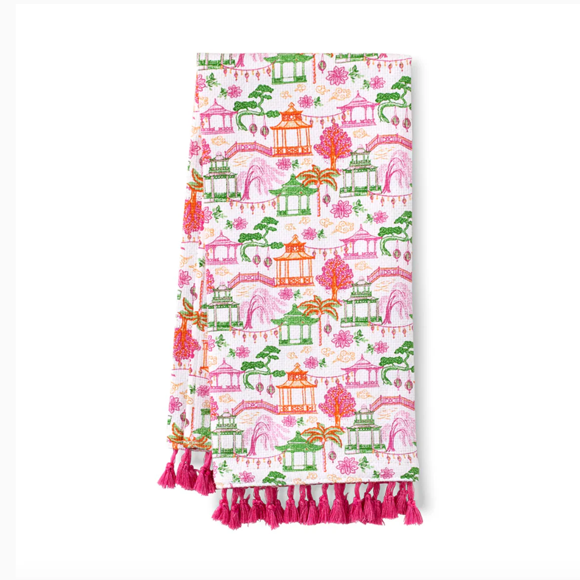 Pagoda Paradise Tea Towel