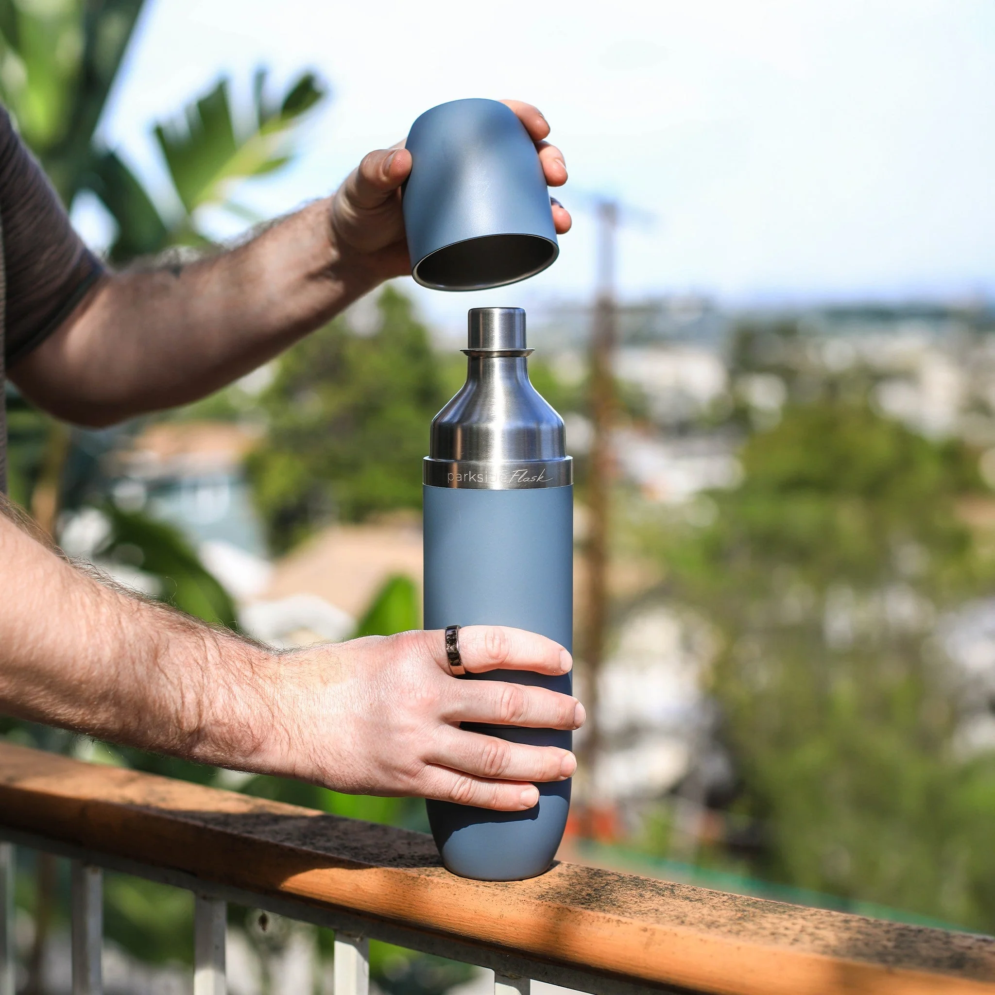 Parkside Flask - Slate - Image 3