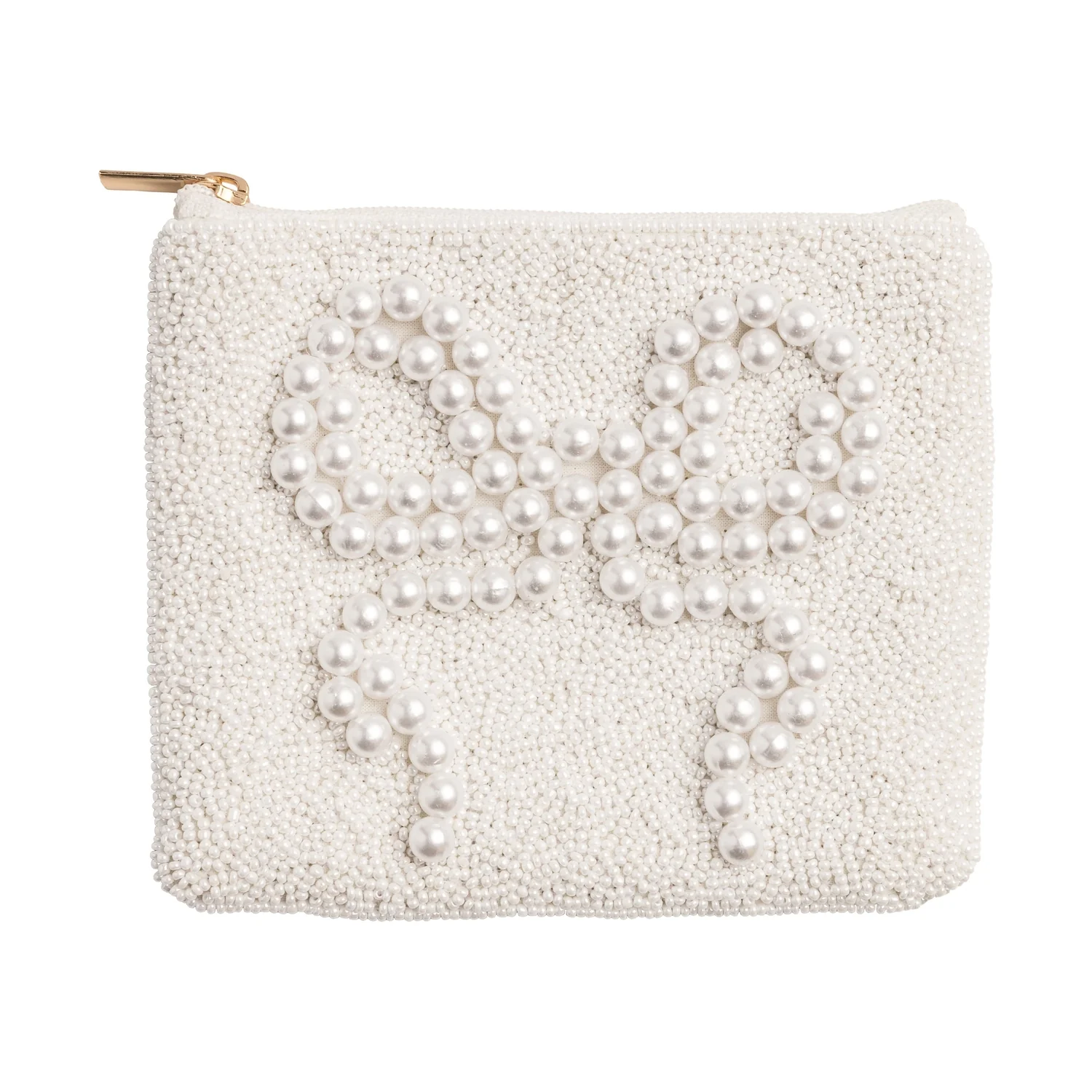 Pearl Bow Beaded Case
