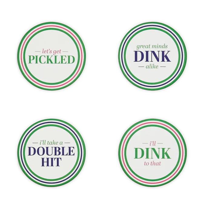 Pickleball Paper Coaster (FINAL SALE)