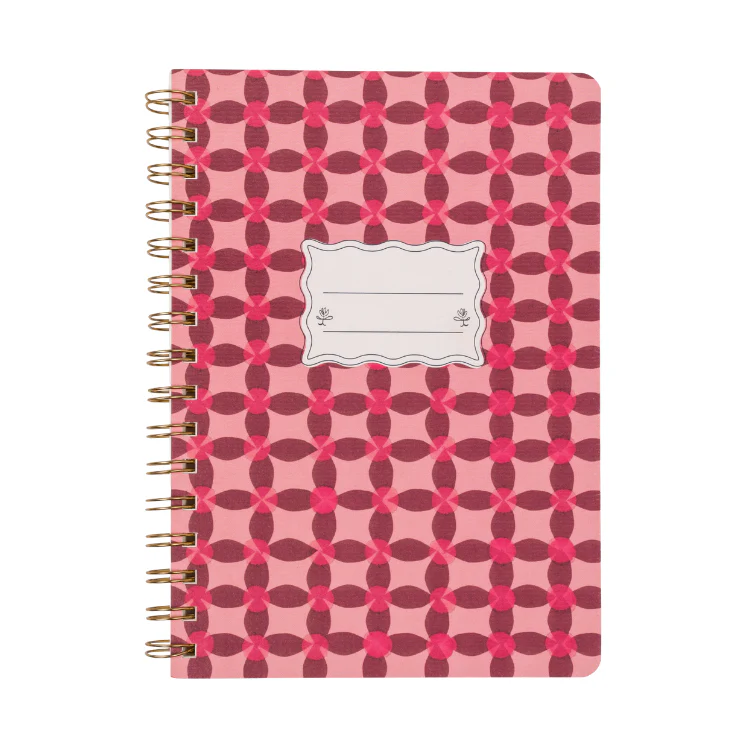 Pink Pinwheel Notebook - Sm