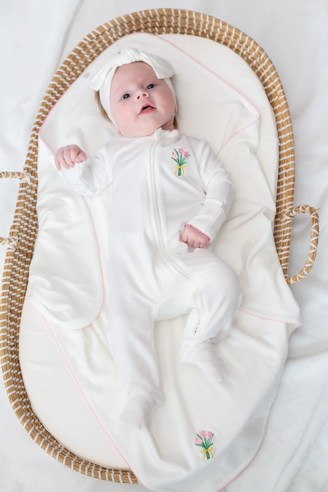 Pip Blanket - Fancy Tulips - Image 3