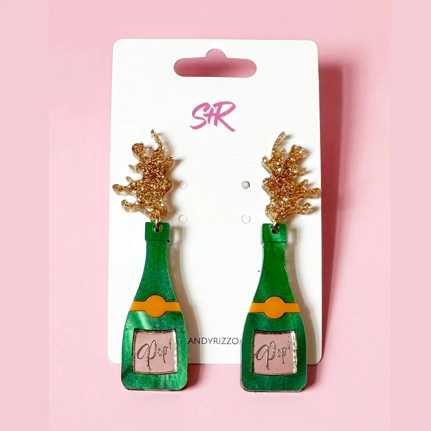 Pop + Fizz Acrylic Dangle