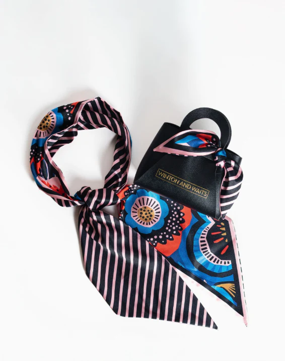 Pop Floral Twilly Scarf