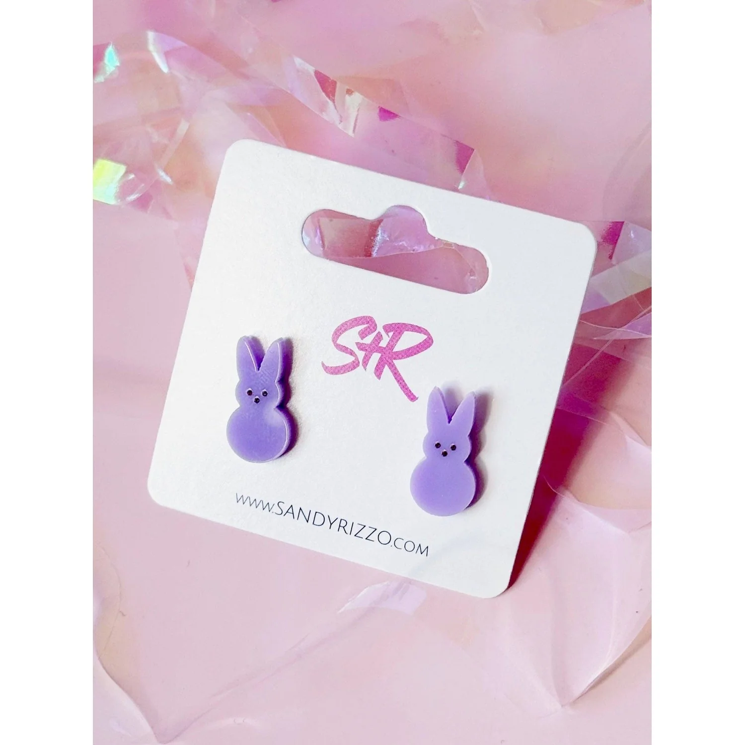 Purple Bunny Stud