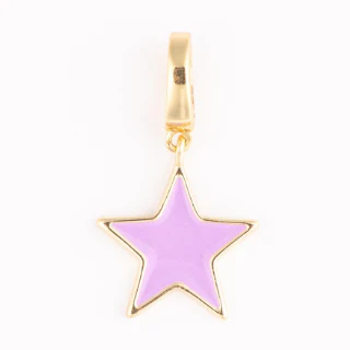 Purple Star Charm