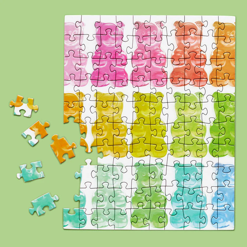 Puzzle Snax 100pc- Gummy Bears - Image 3
