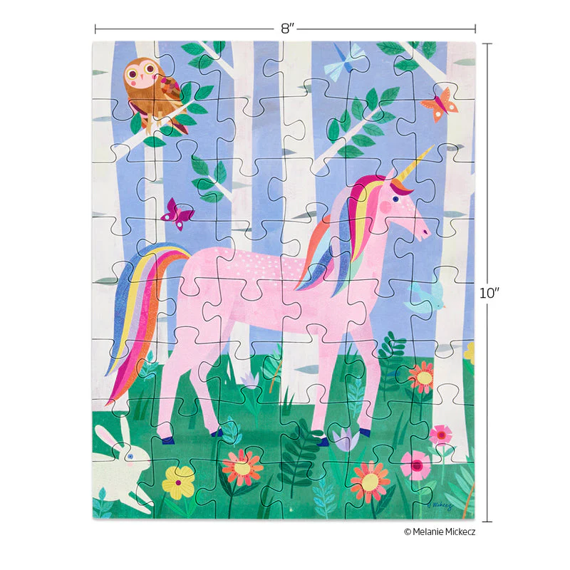 Puzzle Snax 48pc- Unicorn Forest - Image 3