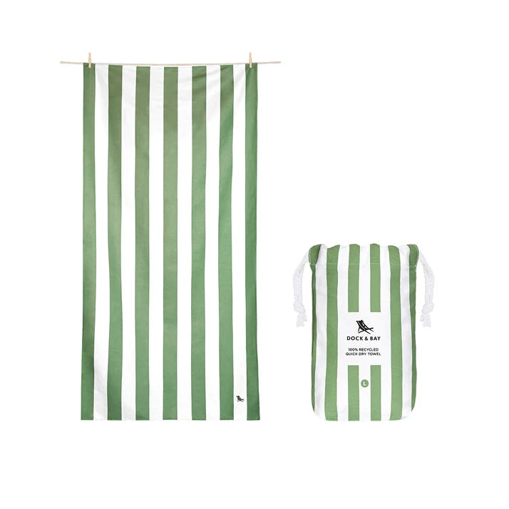 Quick Dry Towel - Cayman Olive