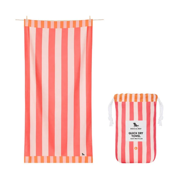 Quick Dry Towel - Raspberry Road