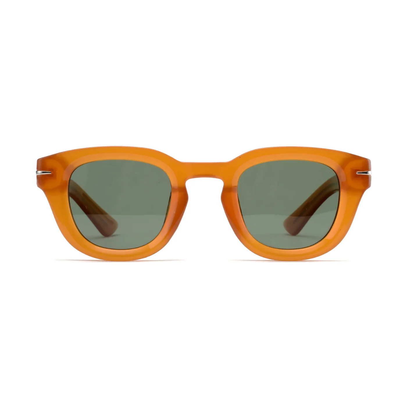 RAVI - Polarized Sunglasses - Transparent Caramel