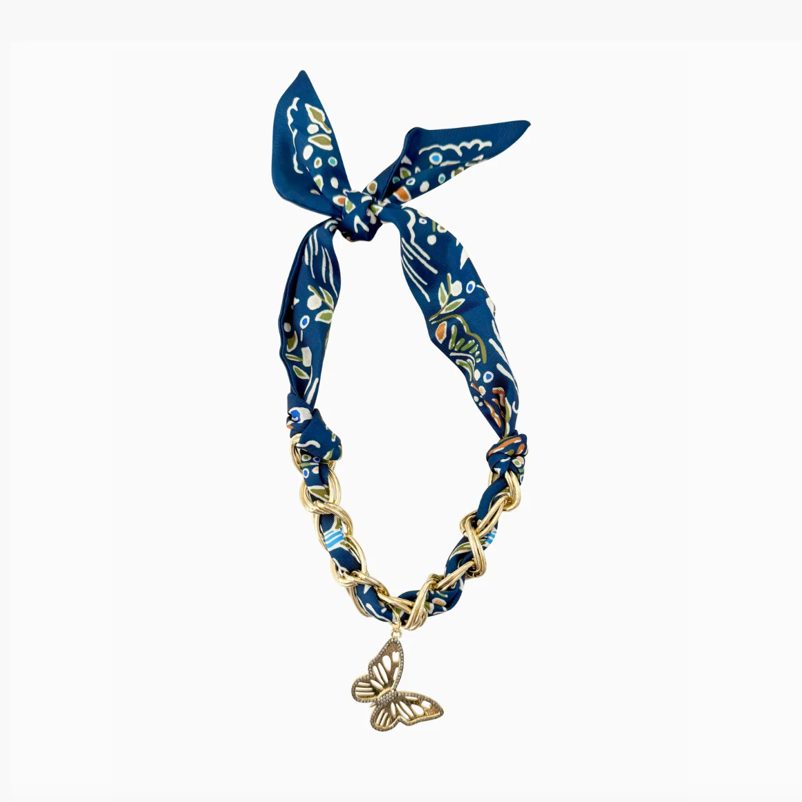 Reed Scarf Chain Necklace