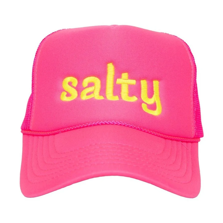 Salty Trucker Hat - Hot Pink