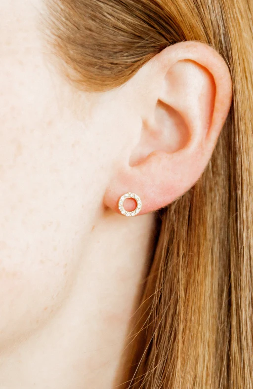 Screwback Stud - Lainey Gold - Image 2