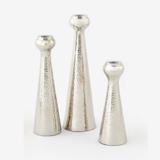 Silver Taper Candle Holder