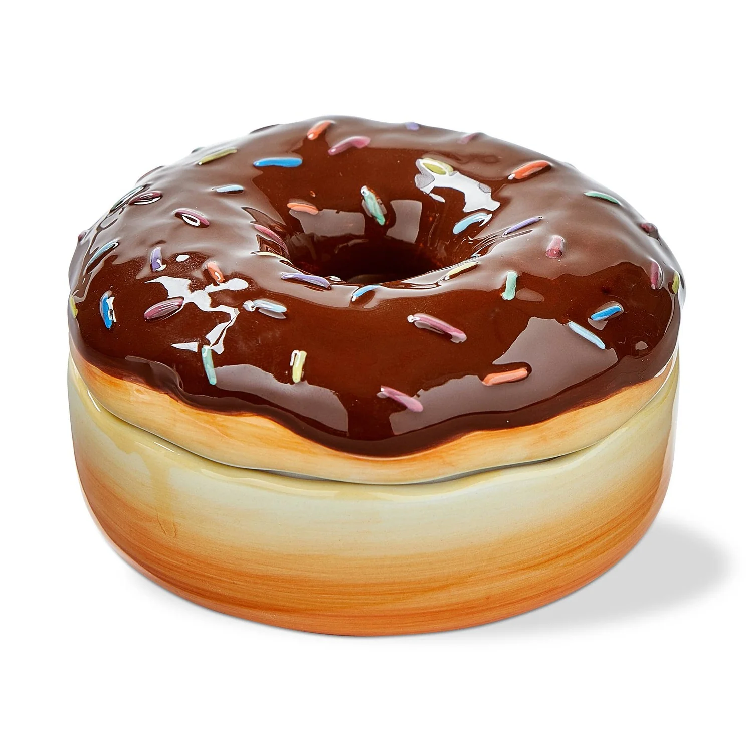 Sprinkle Donut Trinket Dish - Chocolate