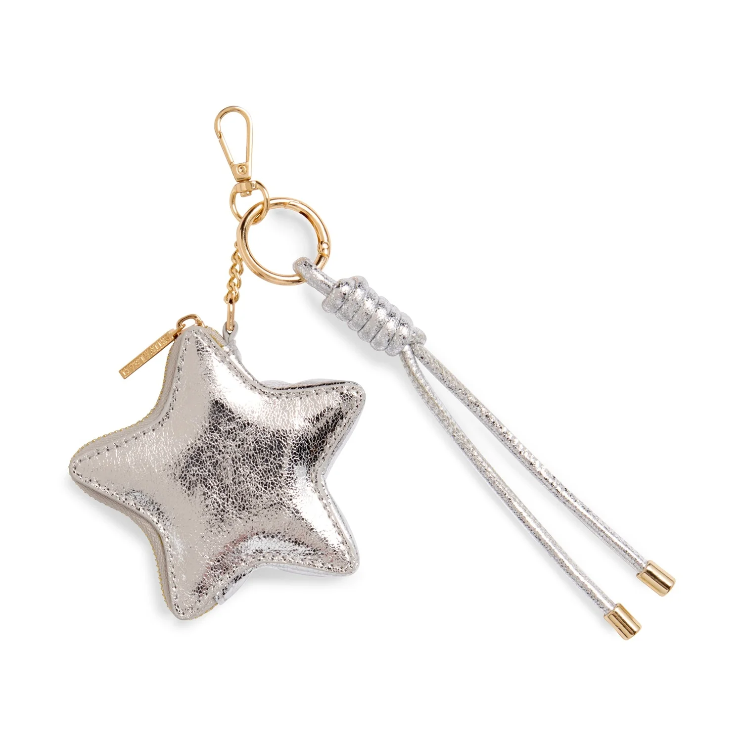 Star Pouch Bag Charm- Silver