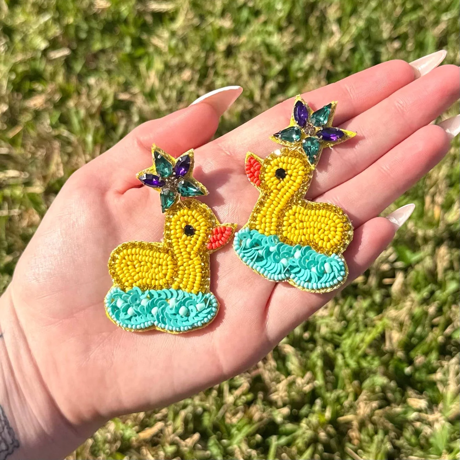 Muses Duck Earrings