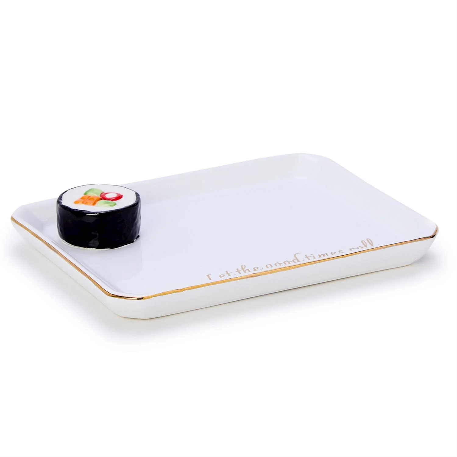 Sushi Icon Trinket Tray with Saying - Image 2
