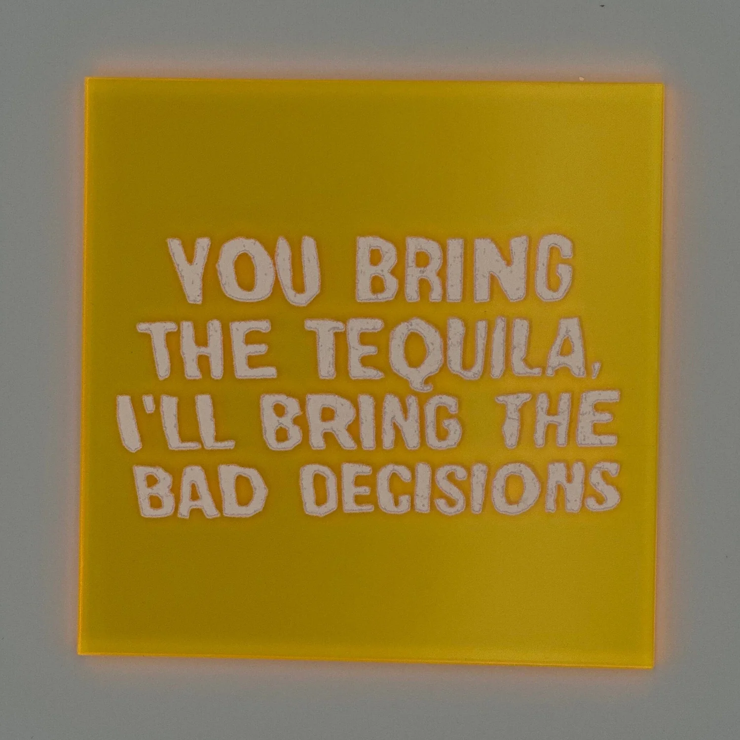 Tequila Acrylic Block