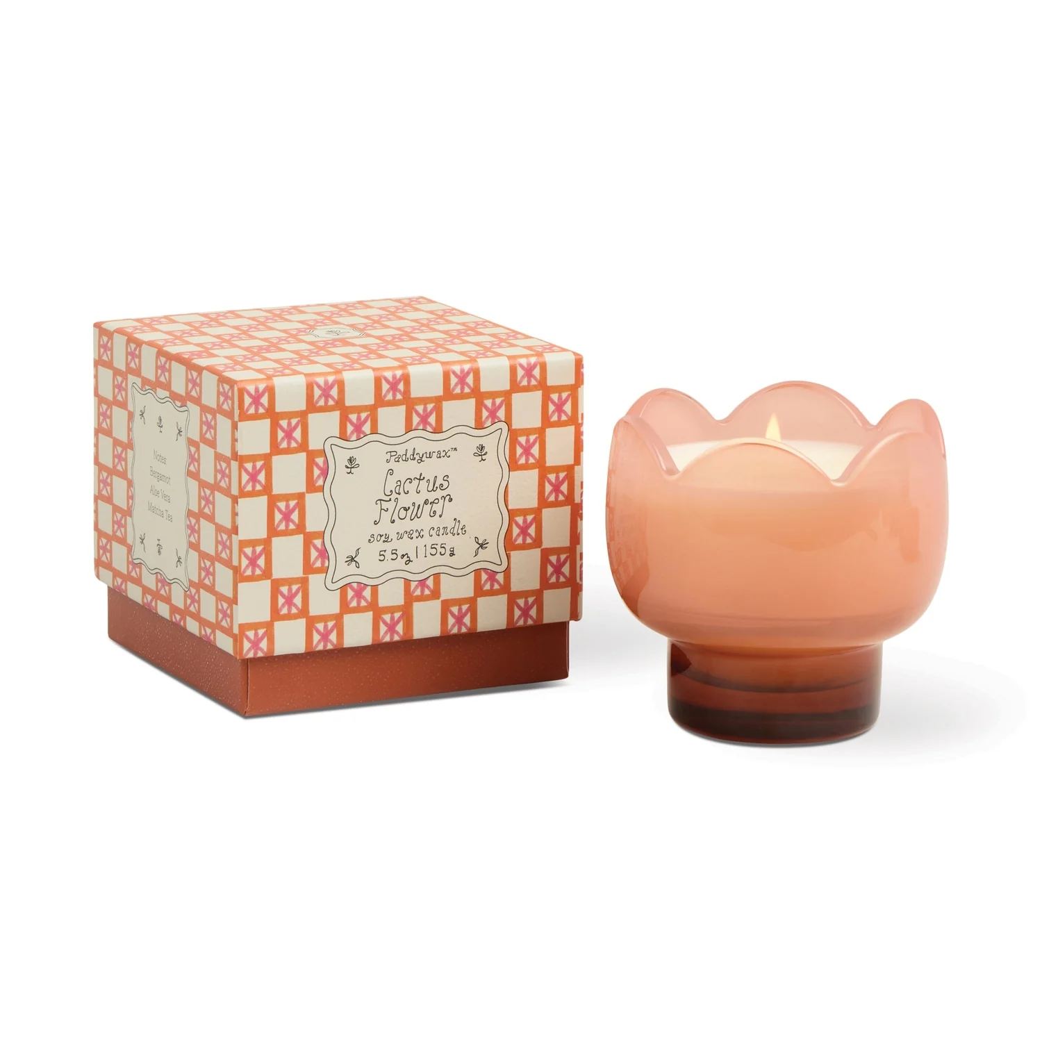 Tulip Candle - Pink Cactus Flower