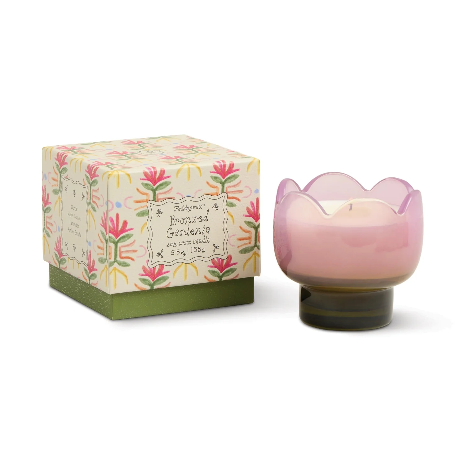Tulip Candle - Purple Bronzed Gardenia