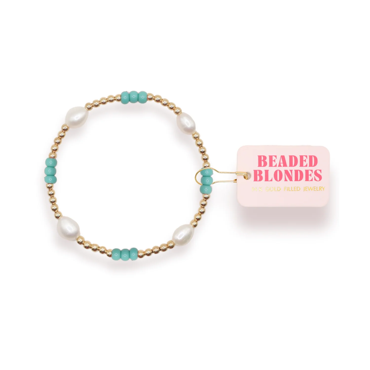 Turquoise Pearl Poppi Bracelet